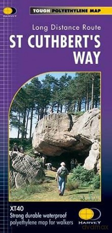 St Cuthbert's Way: XT40 Edition (Route Maps) (Trail Map XT40) - Harvey Map Services Ltd [KSIĄŻKA]