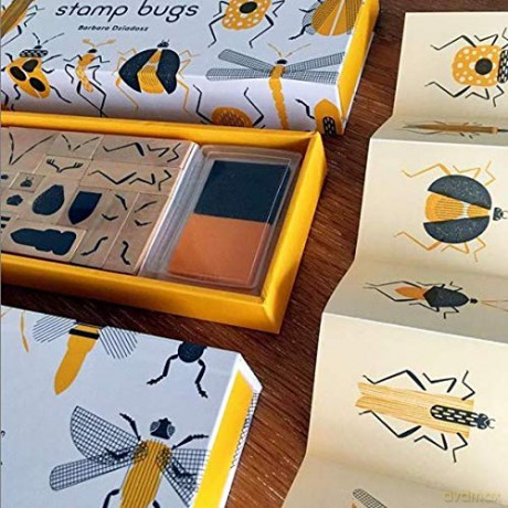 Stamp Bugs: 25 Stamps and 2 Ink Pads - Bd [KALENDARZ]