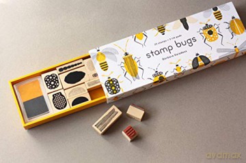 Stamp Bugs: 25 Stamps and 2 Ink Pads - Bd [KALENDARZ]