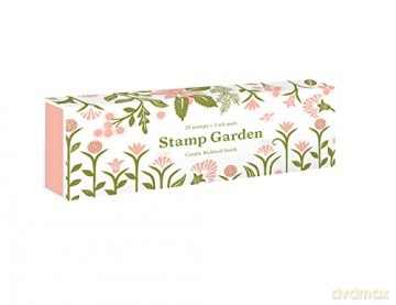 Stamp Garden: 25 stamps + 2 ink pads - Coralie Bickford-Smith [KALENDARZ]