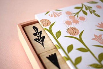 Stamp Garden: 25 stamps + 2 ink pads - Coralie Bickford-Smith [KALENDARZ]