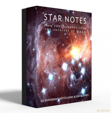 Star Notes: 20 Different Notecards and Envelopes (Nasa) - NASA/Nataraj [KALENDARZ]
