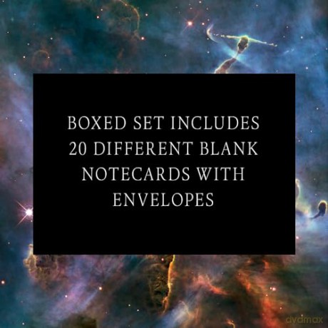 Star Notes: 20 Different Notecards and Envelopes (Nasa) - NASA/Nataraj [KALENDARZ]