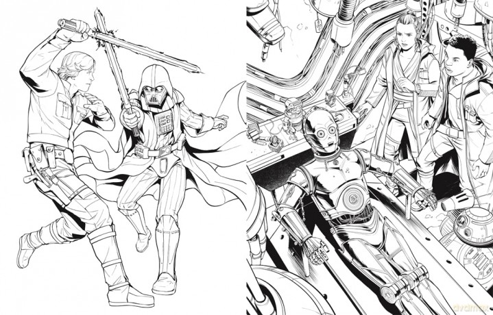 Star Wars Colouring Book Volume 1: Featuring a galaxy of iconic locations, favourite characters and more! - Walt Disney [KSIĄŻKA]
