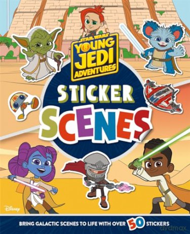 Star Wars Jedi Adventures: Sticker Scenes (With over 50 stickers!) - Walt Disney [KSIĄŻKA]