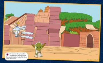 Star Wars Jedi Adventures: Sticker Scenes (With over 50 stickers!) - Walt Disney [KSIĄŻKA]
