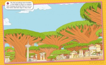Star Wars Jedi Adventures: Sticker Scenes (With over 50 stickers!) - Walt Disney [KSIĄŻKA]