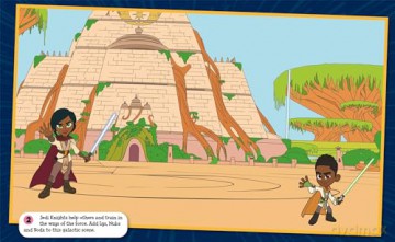 Star Wars Jedi Adventures: Sticker Scenes (With over 50 stickers!) - Walt Disney [KSIĄŻKA]