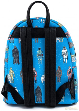 Star Wars Loungefly Action Figures Women's Mini Backpack Multi-Coloured Imitation Leather [KSIĄŻKA]