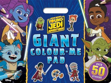 Star Wars Young Jedi Adventures: Giant Colour Me Pad - Walt Disney [KSIĄŻKA]