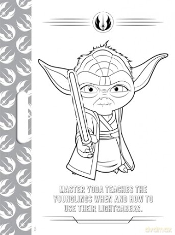 Star Wars Young Jedi Adventures: Giant Colour Me Pad - Walt Disney [KSIĄŻKA]