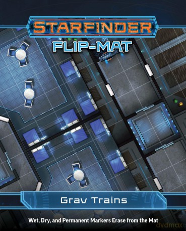 Starfinder Flip-Mat: Grav Trains - Damien Mammoliti [KSIĄŻKA]