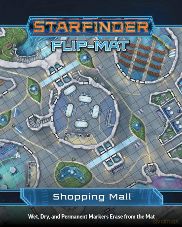 Starfinder Flip-Mat: Shopping Mall - Damien Mammoliti [KSIĄŻKA]