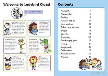 Starting School: A Learn with Ladybird Activity Book (3-5 years): Ideal for home learning (EYFS) - Ladybird [KSIĄŻKA]