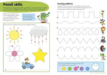 Starting School: A Learn with Ladybird Activity Book (3-5 years): Ideal for home learning (EYFS) - Ladybird [KSIĄŻKA]