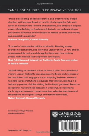 State-Building as Lawfare: Custom, Sharia, and State Law in Postwar Chechnya (Cambridge Studies in Comparative Politics) - Egor Lazarev [KSIĄŻKA]