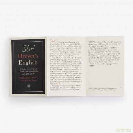 STET! Dreyer's Game of English: A Game for Language Lovers, Grammar Geeks, and Bibliophiles - Benjamin Dreyer [KSIĄŻKA]