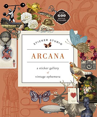 Sticker Studio: Arcana: A Sticker Gallery of Vintage Ephemera - Chloe Standish [KSIĄŻKA]