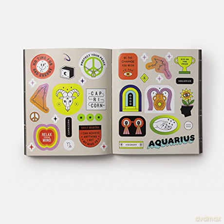 Stickerology: 800 Astrology Stickers from Aries to Pisces: 928 Astrology Stickers from Aries to Pisces: Stickers for Journals, Water Bottles, Laptops, Planners, and More - Potter Gift [KSIĄŻKA]