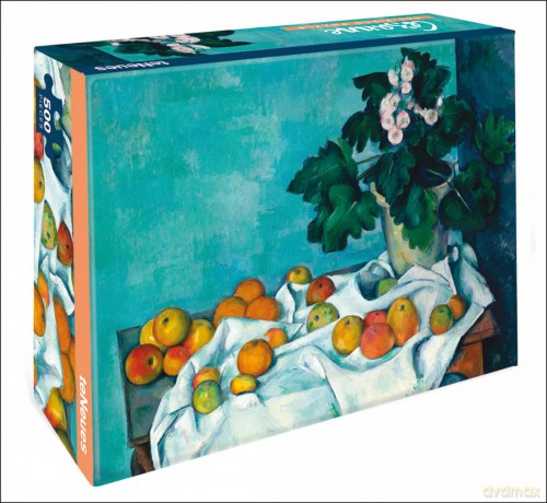 Still Life with Apple - Cezanne: 500-Piece Puzzle (Jigsaw Puzzle) - Paul Cezanne [KSIĄŻKA]