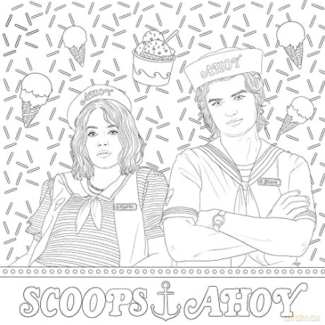 Stranger Things: The Official Coloring Book - Netflix [KSIĄŻKA]