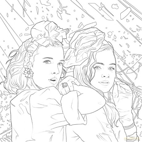 Stranger Things: The Official Coloring Book - Netflix [KSIĄŻKA]