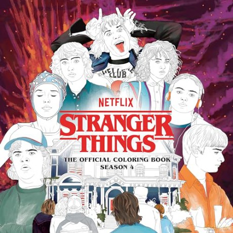 Stranger Things: The Official Coloring Book, Season 4: Random House Worlds - Netflix [KSIĄŻKA]