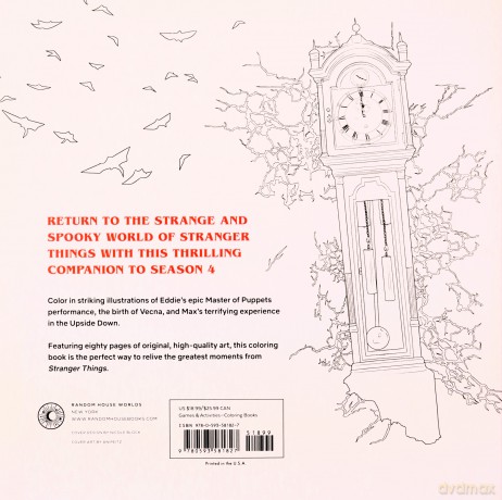 Stranger Things: The Official Coloring Book, Season 4: Random House Worlds - Netflix [KSIĄŻKA]