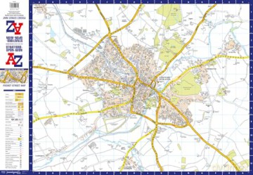 Stratford-Upon-Avon A-Z Pocket Street Map - A-Z Maps [KSIĄŻKA]