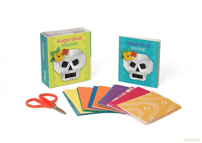 Sugar Skull Origami (Miniature Editions) - Running Press [KSIĄŻKA]