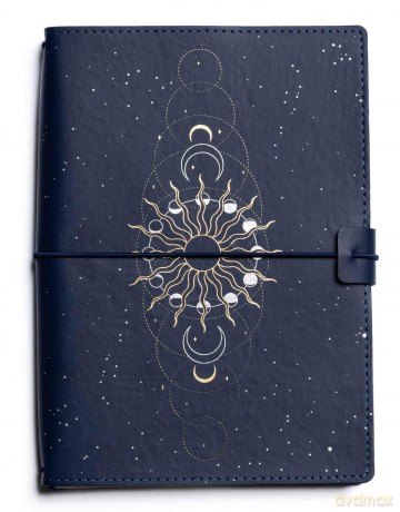 Sun Moon Rising Astrology Notebook Set: (Refillable Notebook) - Insights [KSIĄŻKA]