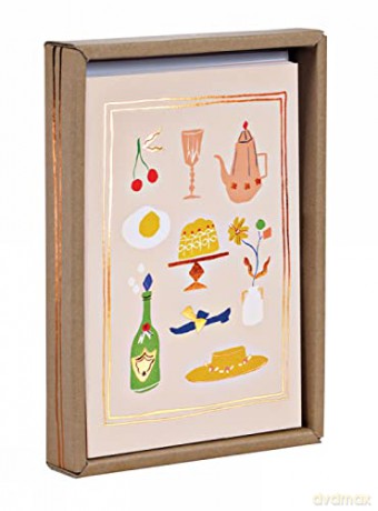 Sunday Brunch Luxe Foil Notecard Box (Luxe Foil Notecards) - Emily Isabella [KSIĄŻKA]