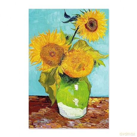 Sunflowers - 12 Blank Note Cards: 12 Blank Cards in 6 Designs with 12 Envelopes in a Keepsake Box - Tuttle Studio [KSIĄŻKA]