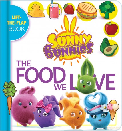 Sunny Bunnies: The Food We Love: A Lift the Flap Book - Animation Cafe [KSIĄŻKA]