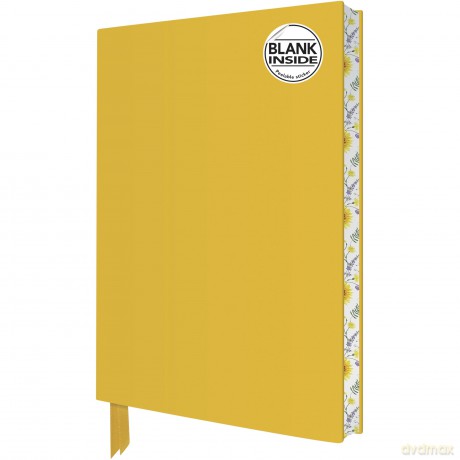 Sunny Yellow Blank Artisan Notebook (Flame Tree Journals) (Blank Artisan Notebooks) - Flame Tree Studio [KSIĄŻKA]