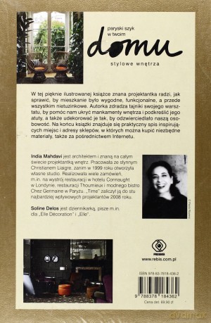 Paryski Szyk W Twoim Domu Stylowe Wnętrza Tw [KSIĄŻKA]