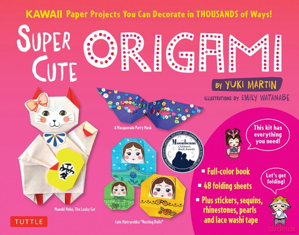 Super Cute Origami Kit: Kawaii Paper Projects You Can Decorate in Thousands of Ways! - Yuki Martin [KSIĄŻKA]