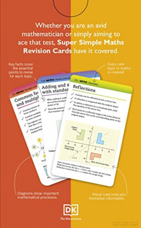 Super Simple Maths Revision Cards Key Stages 3 and 4: 125 Comprehensive, Easy-to-Use Revision Cards for GCSE Exam Preparation - Dk [KSIĄŻKA]
