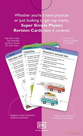 Super Simple Physics Revision Cards Key Stages 3 and 4: 125 Comprehensive, Easy-to-Use Revision Cards for GCSE Exam Preparation - Dk [KSIĄŻKA]