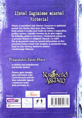 Przepowiednia Synów Słońca Kroniki Archeo Tw - Agnieszka Stelmaszyk [KSIĄŻKA]