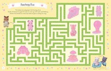 Sylvanian Families: A Day in Sylvanian Land Sticker Book: An official Sylvanian Families sticker activity book, with over 300 stickers! - Macmillan Children's Books [KSIĄŻKA]