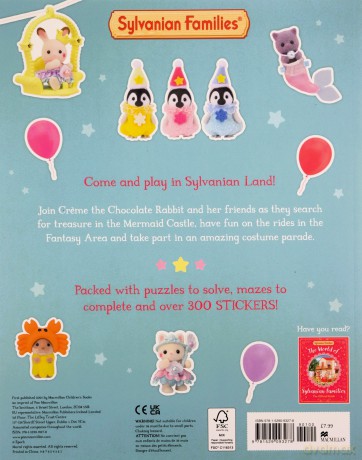 Sylvanian Families: A Day in Sylvanian Land Sticker Book: An official Sylvanian Families sticker activity book, with over 300 stickers! - Macmillan Children's Books [KSIĄŻKA]