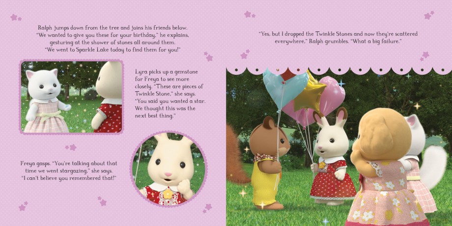 Sylvanian Families: Freya's Birthday Surprise: An Official Sylvanian Families Story - Macmillan Children's Books [KSIĄŻKA]