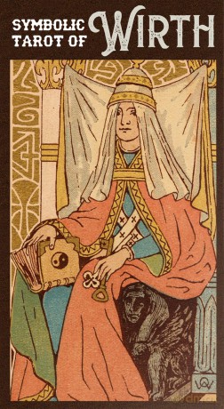 Symbolic Tarot of Wirth: 78 full colour tarot cards and instructions - Oswald Wirth [KSIĄŻKA]