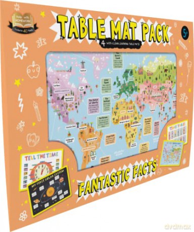 Table Mat Pack: Fantastic Facts (Help With Homework Table Mat Pack) [KSIĄŻKA]