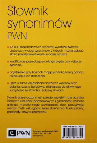 Słownik Synonimów Pwn [KSIĄŻKA]