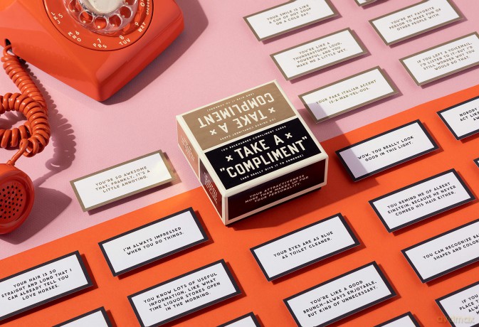 Take a Compliment Card Set - Brass Monkey [KSIĄŻKA]