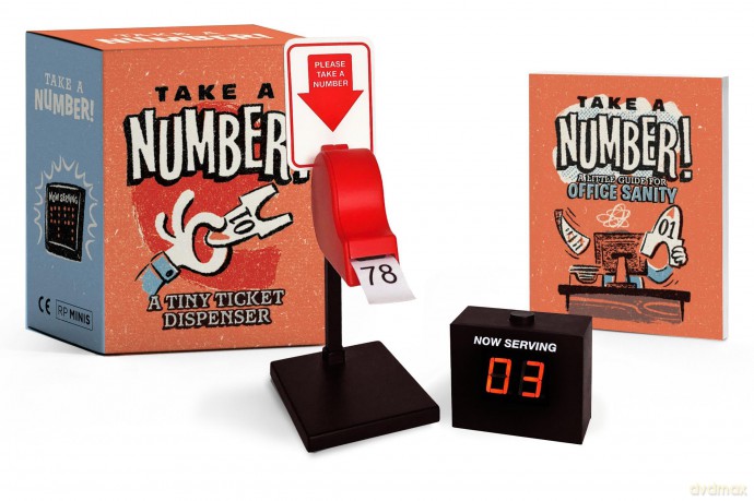 Take a Number!: A Tiny Ticket Dispenser (Rp Minis) - Mollie Thomas [KSIĄŻKA]
