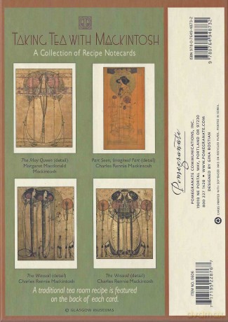 Taking Tea With Mackintosh Boxed Set of 20 Recipe Note Cards and Envelopes - Charles Rennie Macki [KSIĄŻKA]