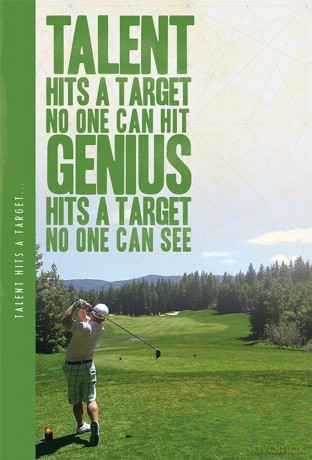 Talent Hits A Target Large A5 Notebook [KSIĄŻKA]